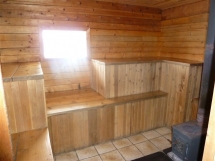 sauna hut at Naumulten Mountain