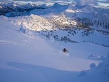 Heart Basin photo Steve Ogle, skier Andrew Findlay