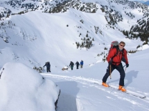 Valkyr Lodge ski touring terrain